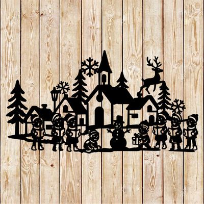 Christmas Village  Cutting file