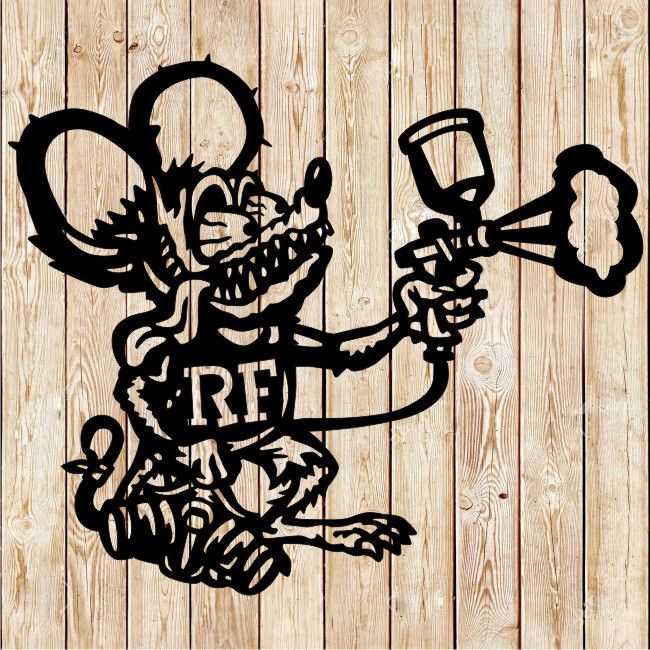 Rat Fink Painter Powder Coating Cutting File