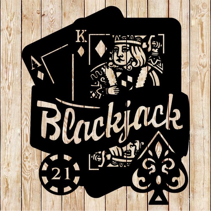 Black Jack 21  cutting file