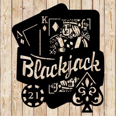 Black Jack 21  cutting file