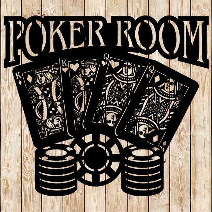 POKER ROOM Sign cutting file