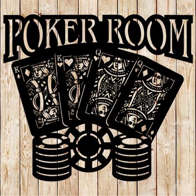 POKER ROOM Sign cutting file