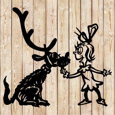 Cindy Lou and Max cutting file