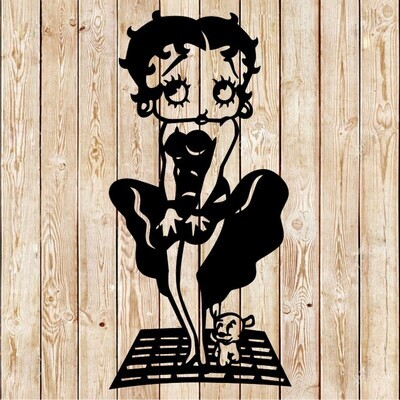 Betty Boop Cartoon cutting file