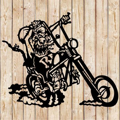 Rat Fink Crazy Chopper Hot Rod Cutting File