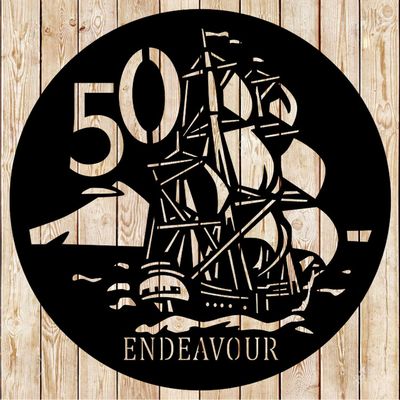 50 Cents - Coin of the New Zealand dollar cutting file