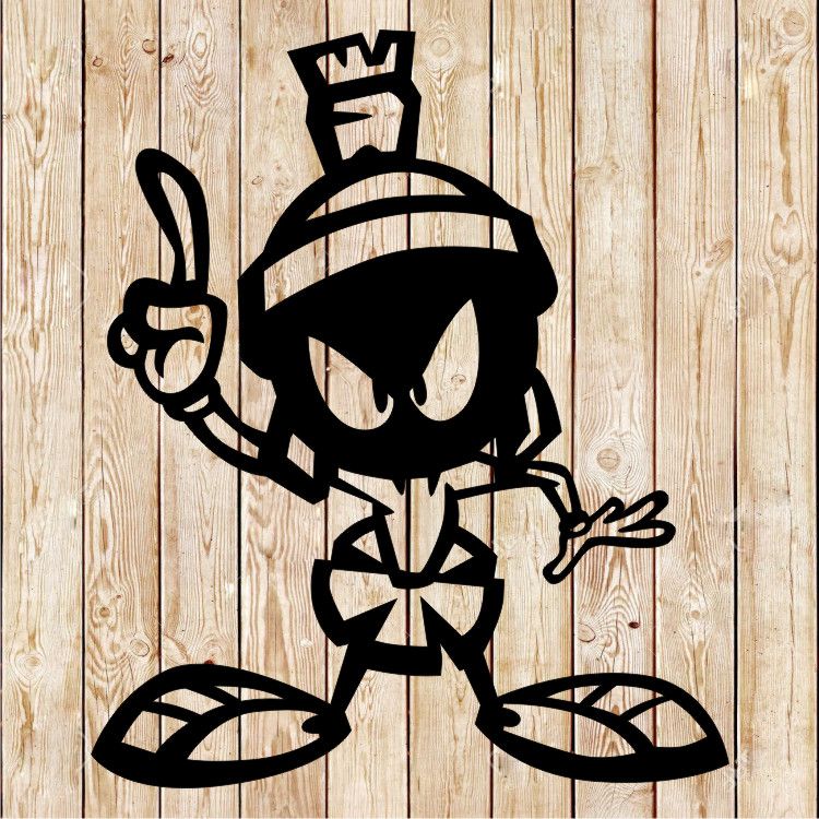 Marvin Martian cutting file