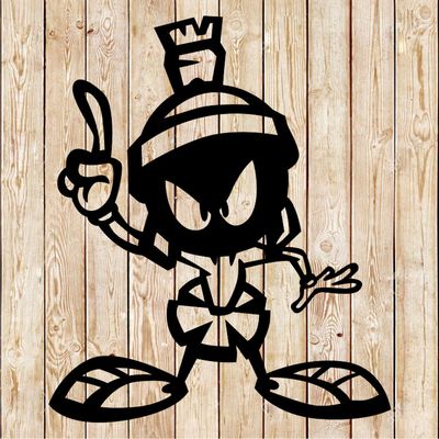 Marvin Martian cutting file