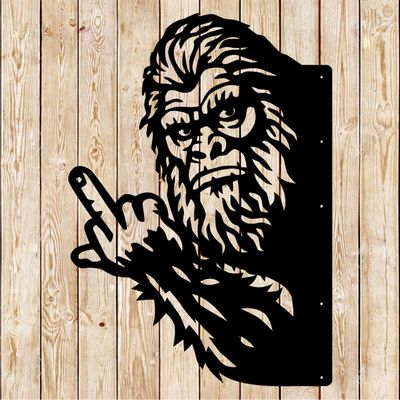 Bigfoot doing finger - Fu&amp;%k You Cutting File