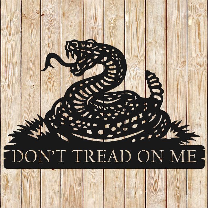 "Don't Tread on Me" Snake cutting file