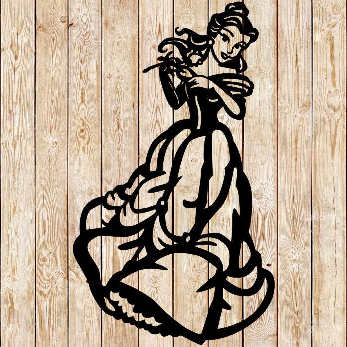 Belle Disney Princess cutting file