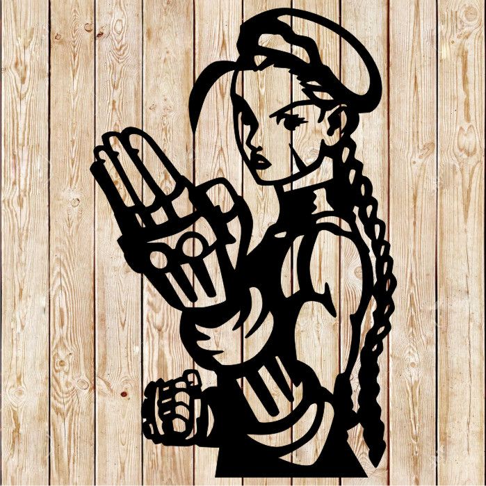 Cammy. Street Fighter cutting file