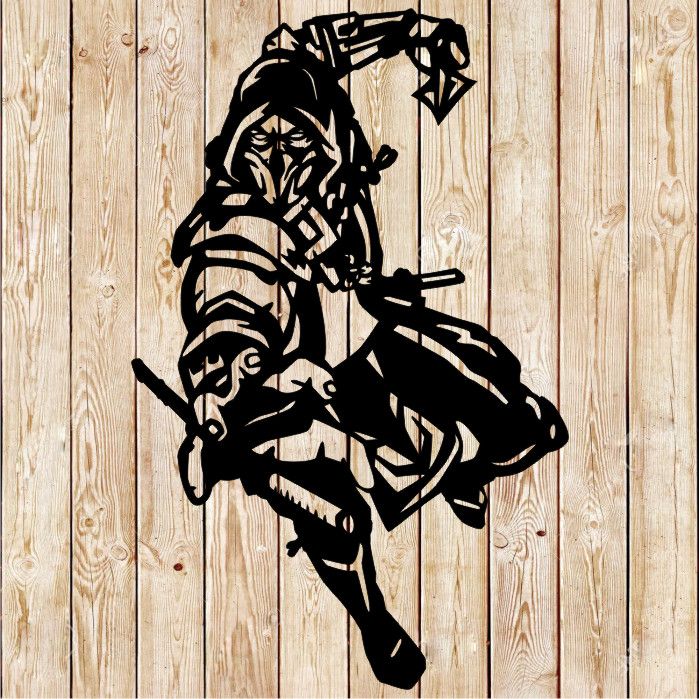 Scorpion - Mortal Kombat cutting file