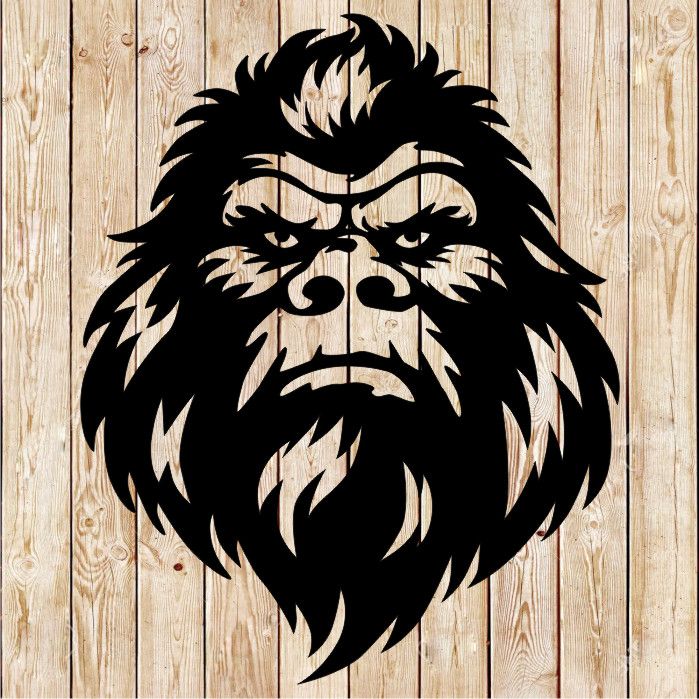 Sasquatch/Bigfoot  Face Cutting File