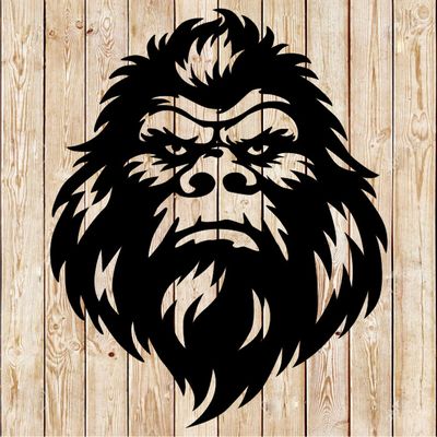Sasquatch/Bigfoot  Face Cutting File