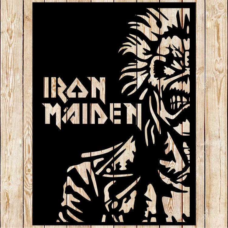 Eddie the Head -Iron Maiden - cutting file