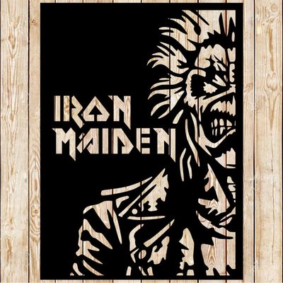 Eddie the Head -Iron Maiden - cutting file