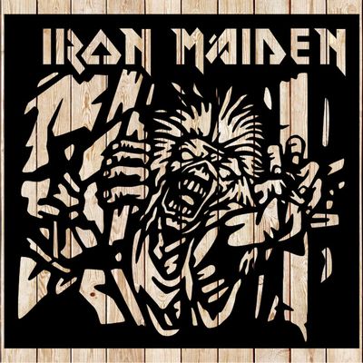 Eddie the Head -Iron Maiden - cutting file