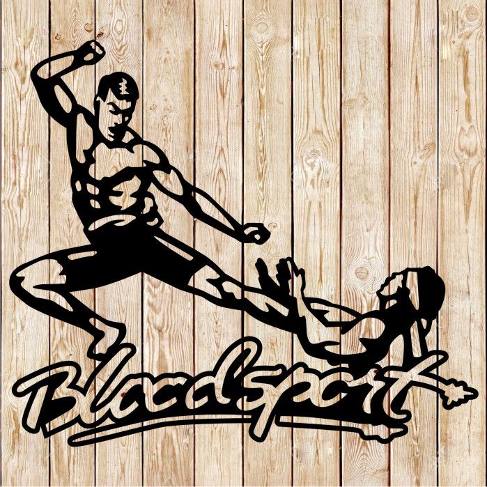 Jean Claude Van Damme Bloodsport vector cutting file