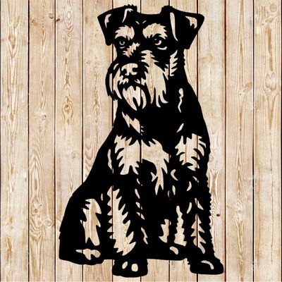 Miniature Schnauzers Dog Cutting file