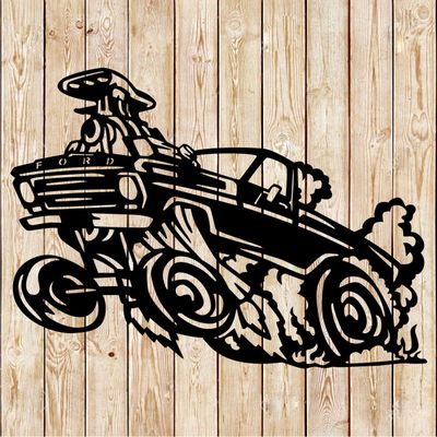 Hot Rod  Ford Truck Cutting File