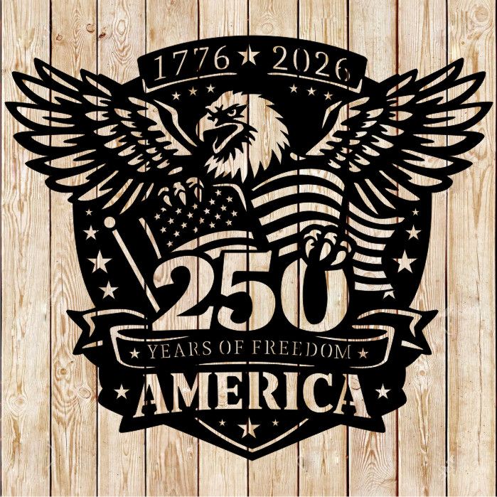 American Eagle – 250th Anniversary  cutting file