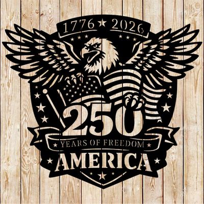 American Eagle – 250th Anniversary  cutting file