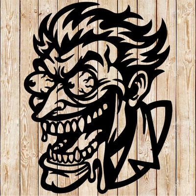 Joker Fink Cartoon style cutting file