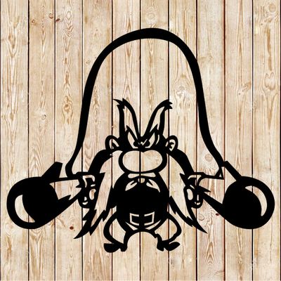 Yosemite Sam  Back Off cutting file