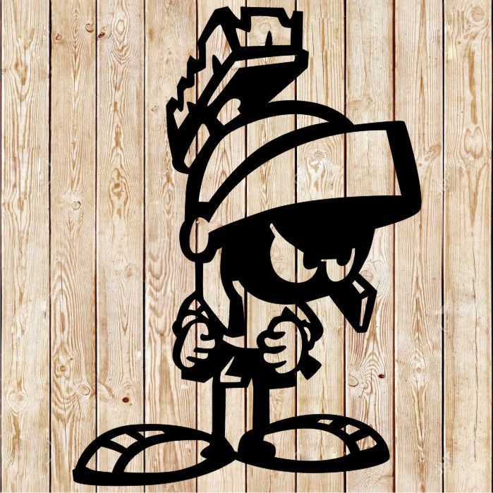 Marvin Martian cutting file