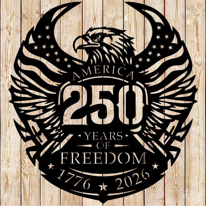 American Eagle – 250th Anniversary  cutting file