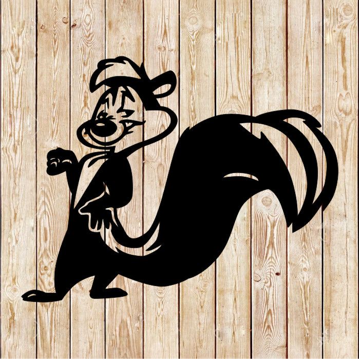 Pepe Le Pew Cartoon cutting file