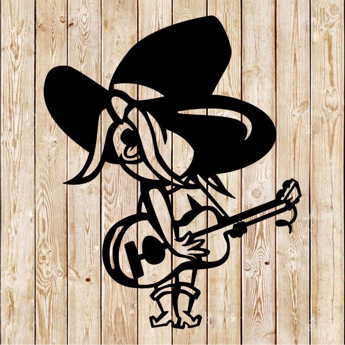 Uncle Pecos Flea Cartoon cutting file