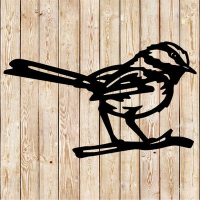 Blue Wren  Bird Cutting File