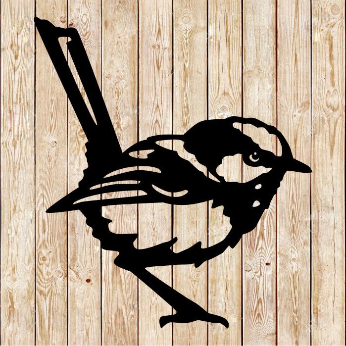 Superb Fairywren Bird Cutting File