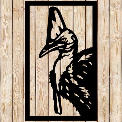 Southern Cassowary Bird Head  Cutting File