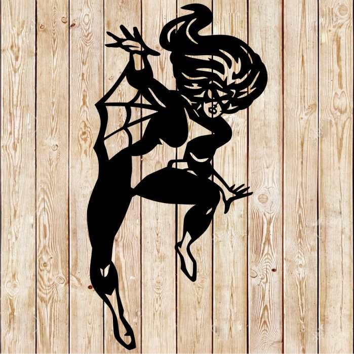 Spider-Woman cutting file