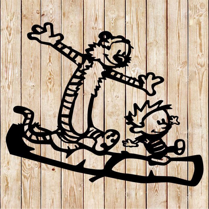 Calvin &amp; Hobbes cutting file