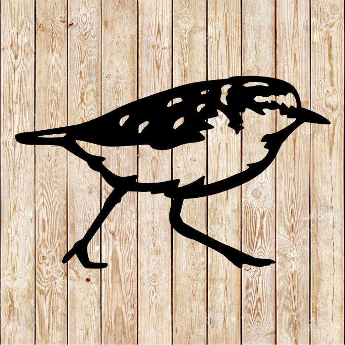 Red-capped Plover Bird Cutting File