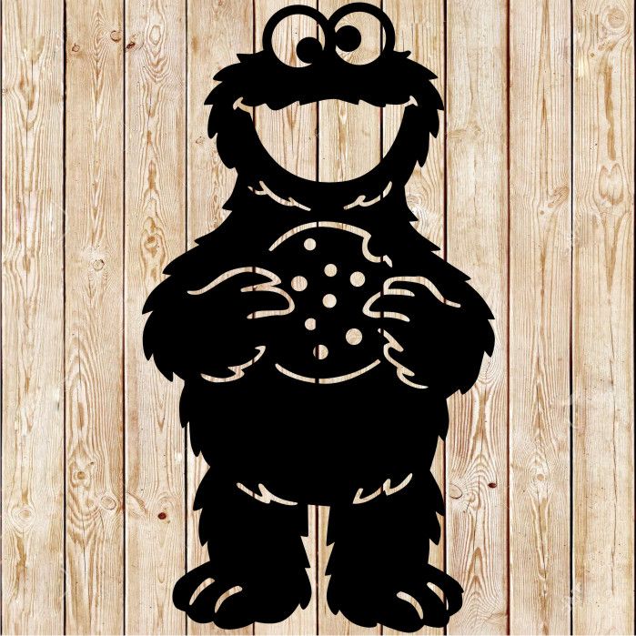Cookie Monster  (Sesame Street) cutting file