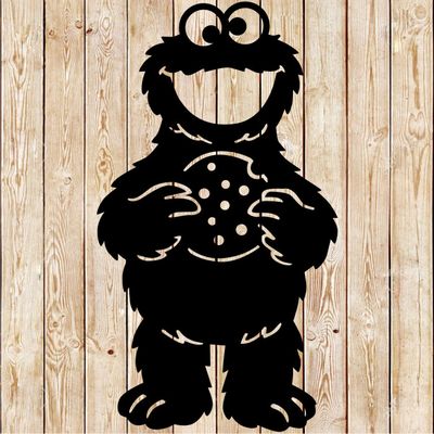 Cookie Monster  (Sesame Street) cutting file