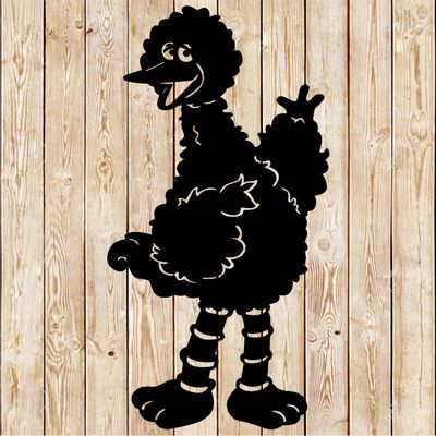 Big Bird  (Sesame Street) cutting file