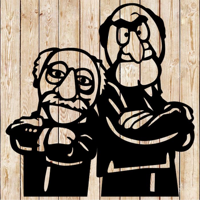 Old Men  - Statler and Waldorf (Muppets) cutting file
