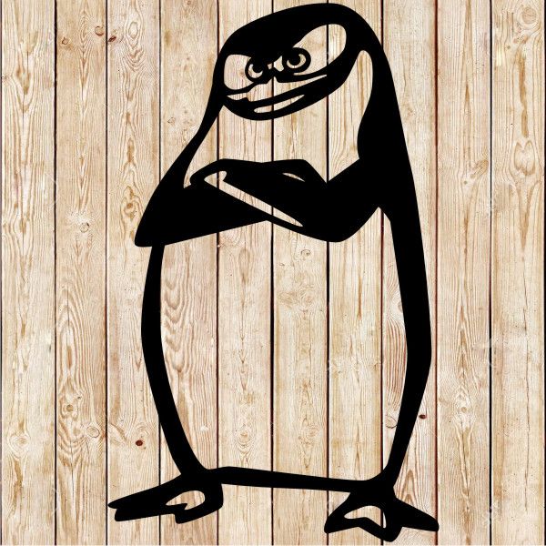 Madagascar Penguin Skipper cutting file