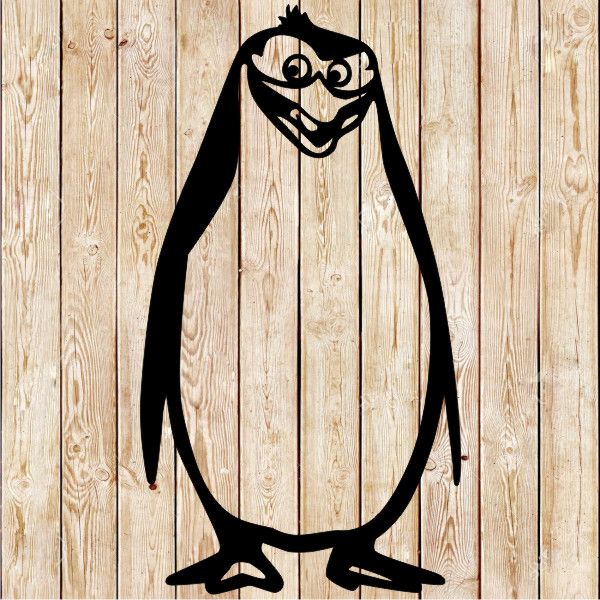Madagascar Penguin Rico cutting file