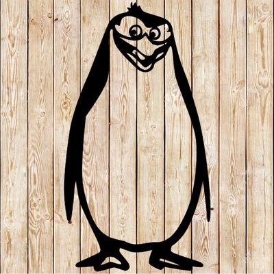 Madagascar Penguin Rico cutting file