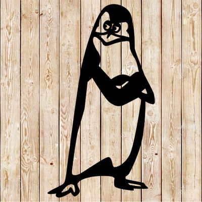 Madagascar Penguin Kowalski cutting file