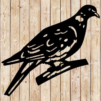 Wood Pigeon Bird Cutting File