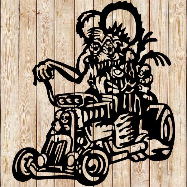 Classic Ford Truck Rat Fink  Cutting File