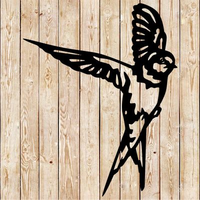 Welcome Swallow Bird Cutting File